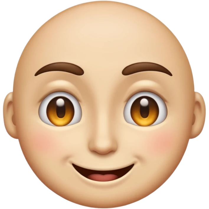 ايموجي مسكر نص عينه اليسار وعينه اليمين مفتوحه على مصرعها والابتسامه ابتسامه محرجه شوي emoji