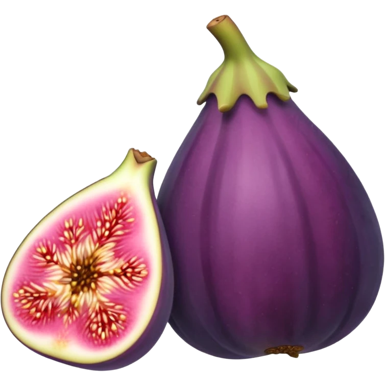 a fig emoji