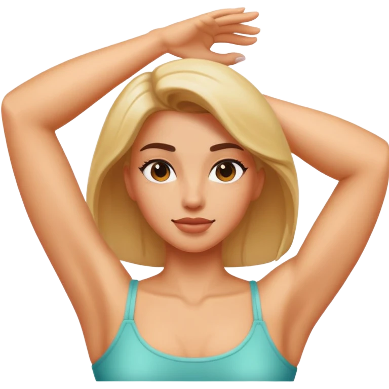 Female Armpit waxing emoji