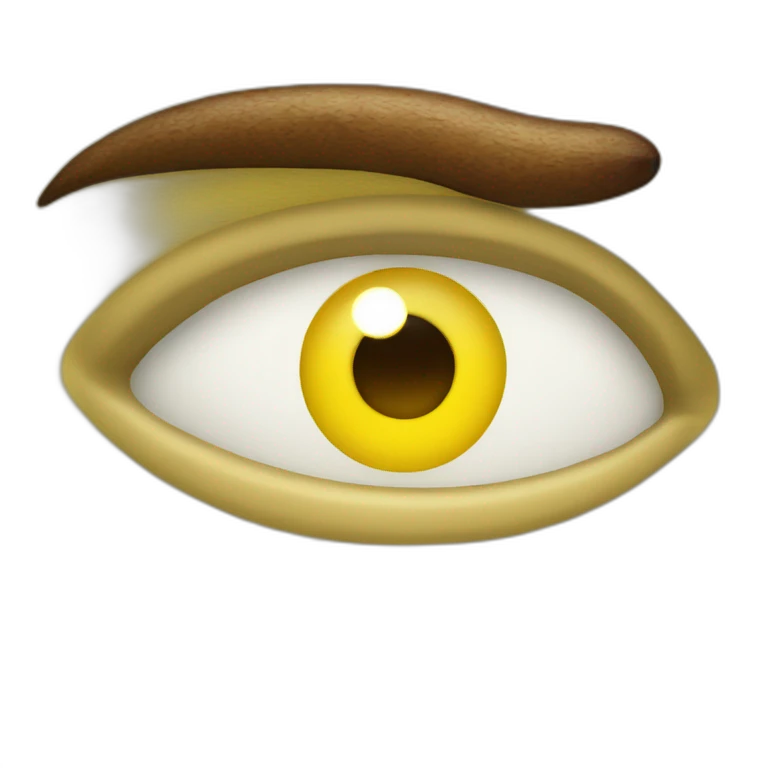banane avec des yeux emoji