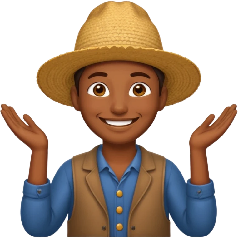 Namaste emoji sticker farmer  emoji