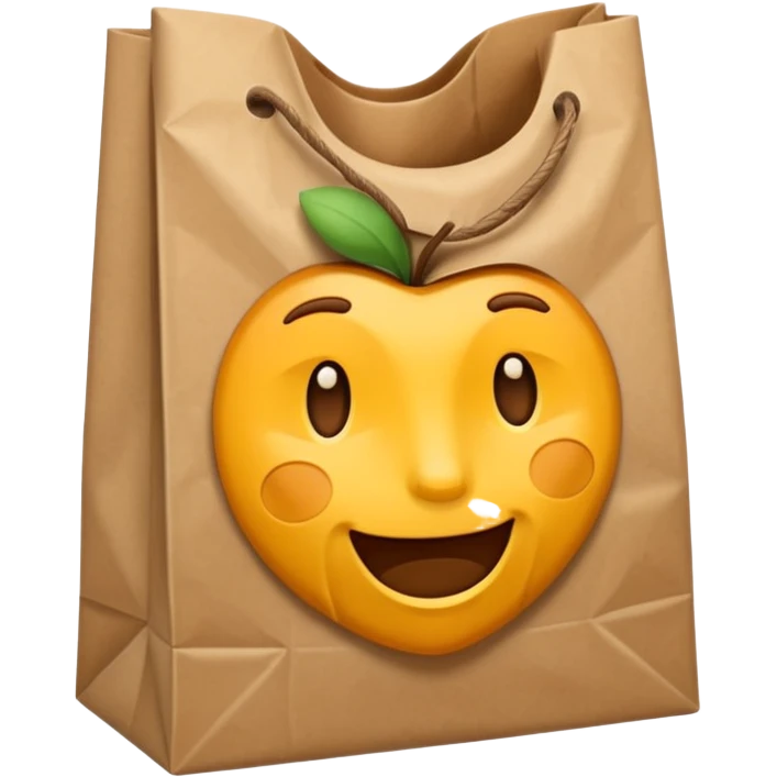 paper bag emoji