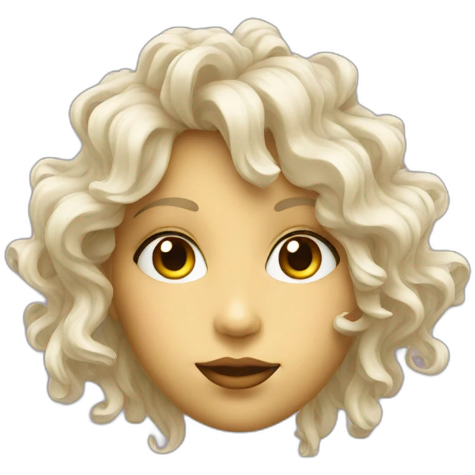 girl face fractal emoji