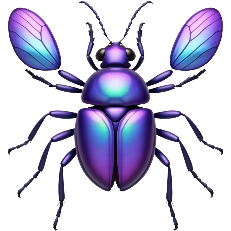 Purple bug emoji