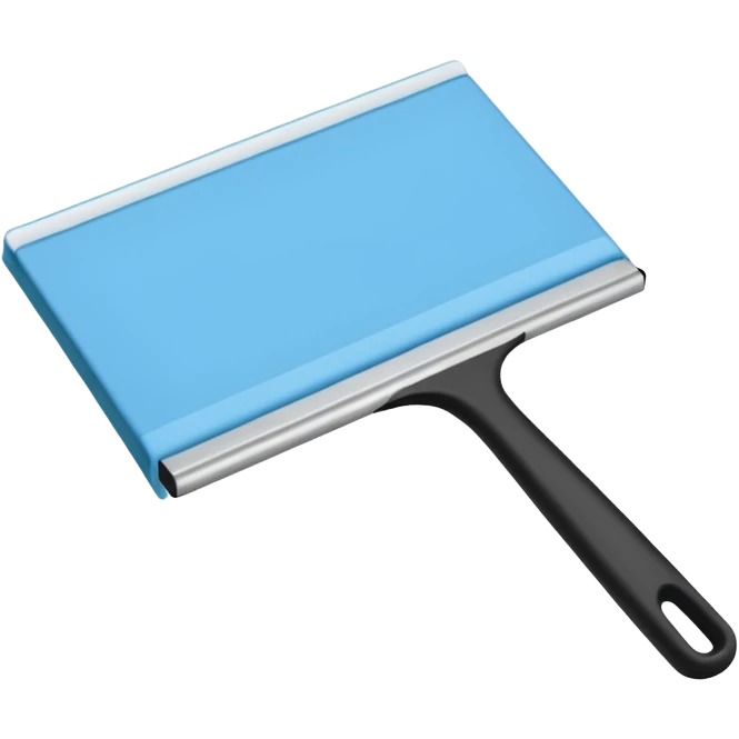 screenprinting squeegee, isolated, clean design emoji