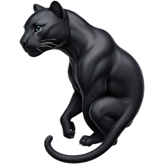 Black Panther puma logo emoji