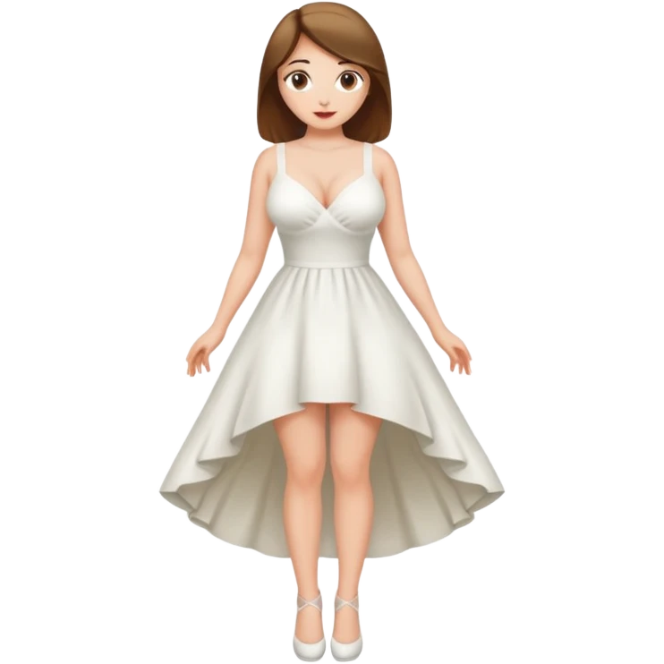 naked woman, posing, legs spread, big breasts emoji