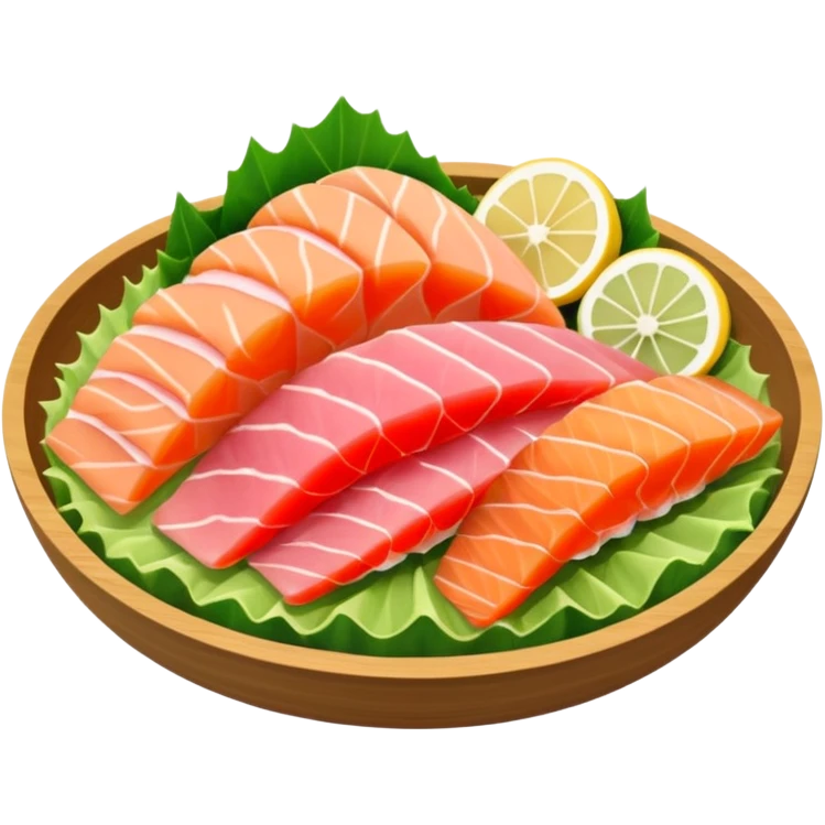 Sashimi yummy emoji