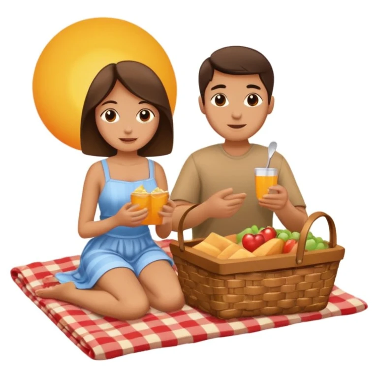 Sunset picknick emoji