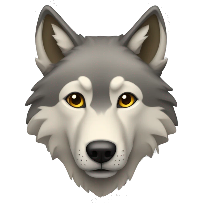 Loup énervé  emoji