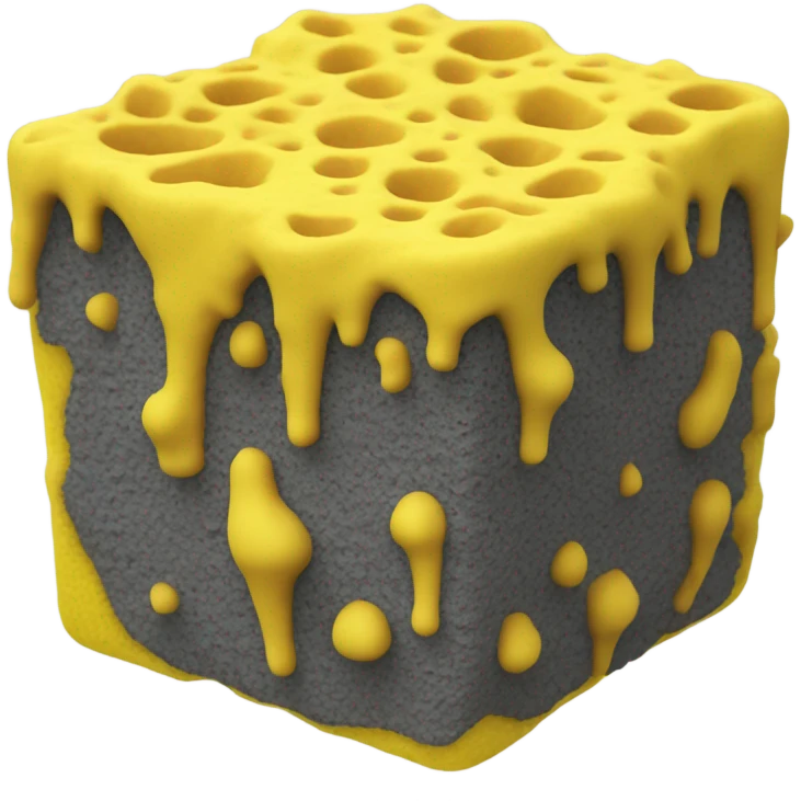 Yelllow sponge emoji