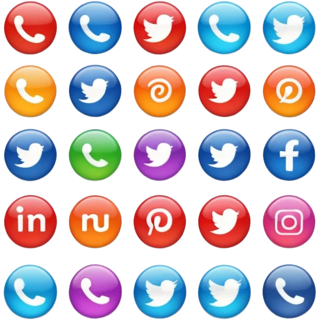 redes sociales emoji