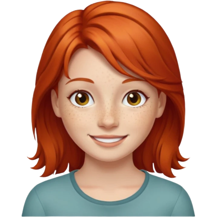 Garota ruiva emoji