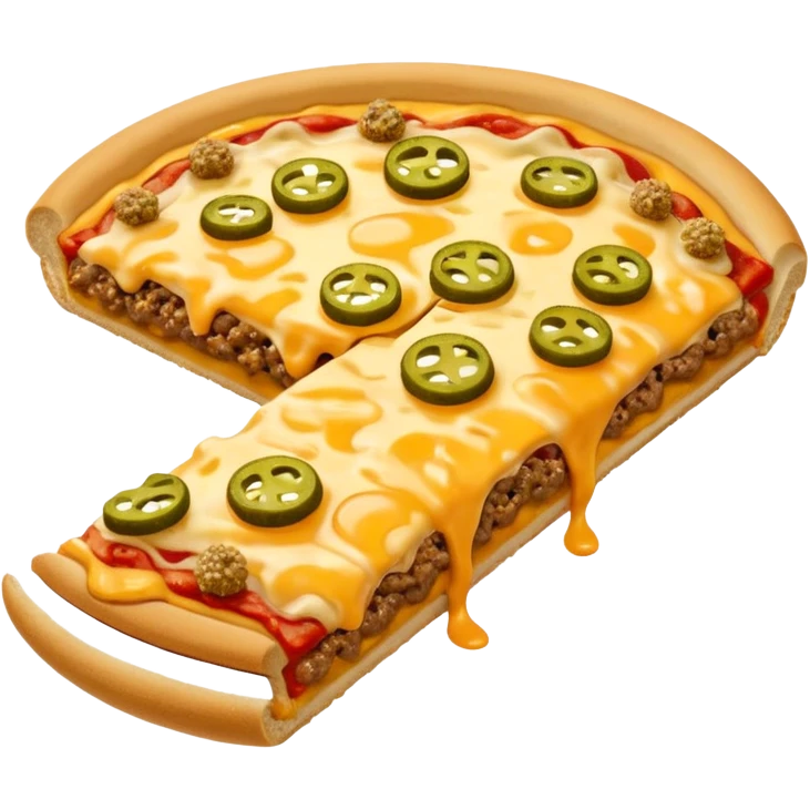 big mac pizza emoji