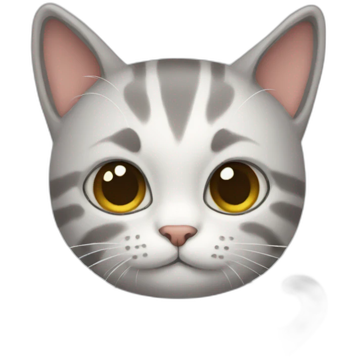 cat with pop emoji