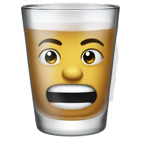 Shot glass emoji
