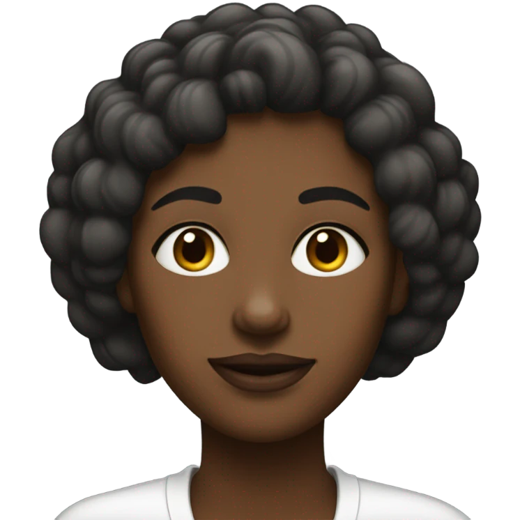 chica negra emoji