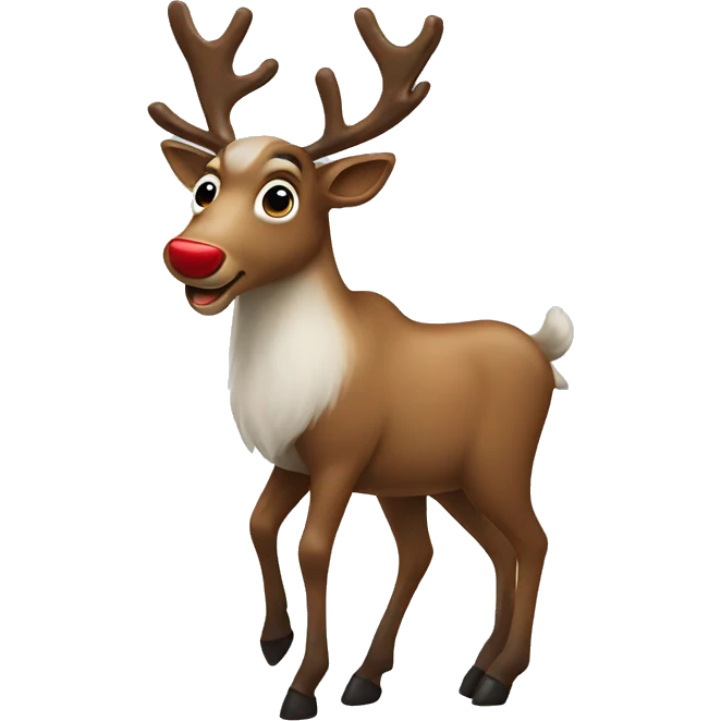 reindeer emoji