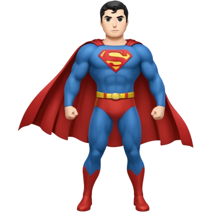 Superman full body emoji emoji