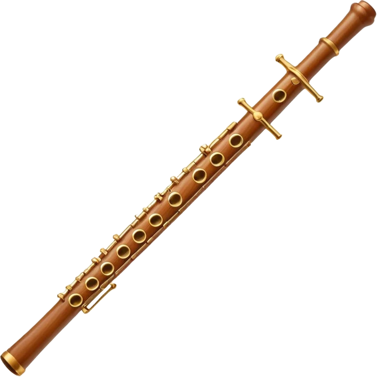 wooden flute emoji