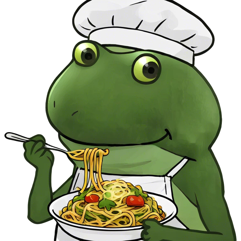 Noodle eating spaghetti  emoji