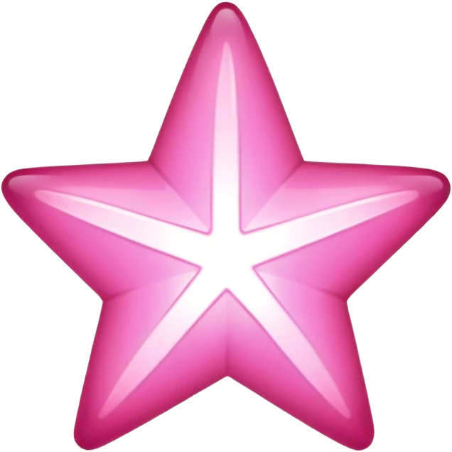 pink star emoji