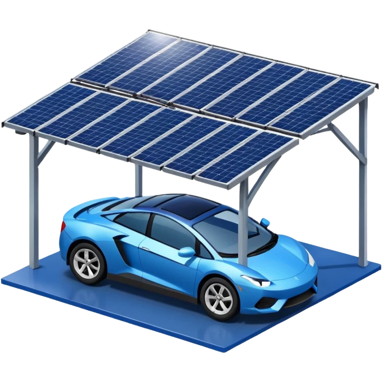 Solar carport emoji emoji