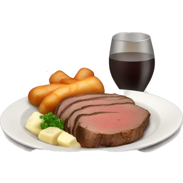 Roast beef dinner emoji
