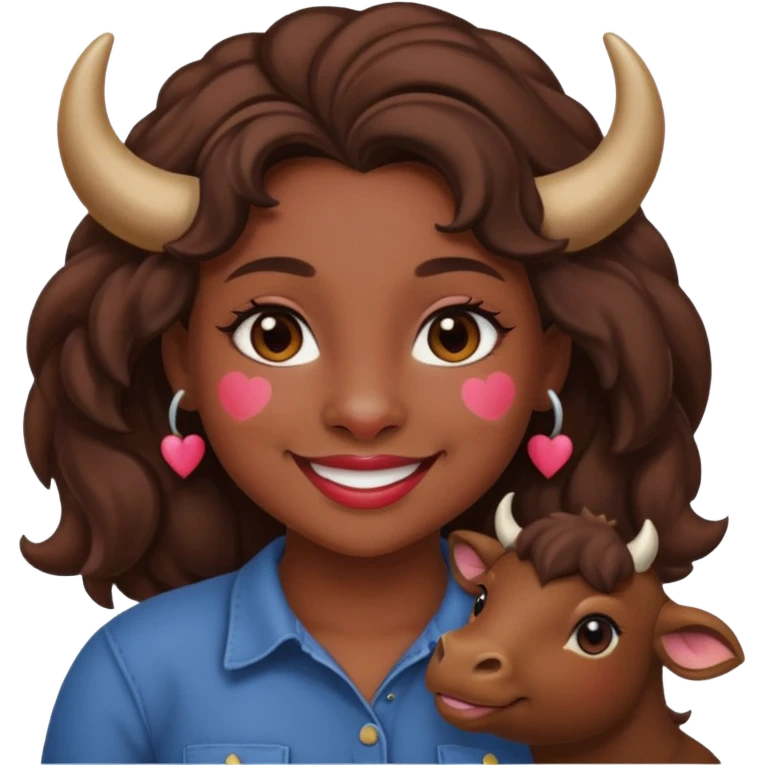 Tauros girl in love emoji