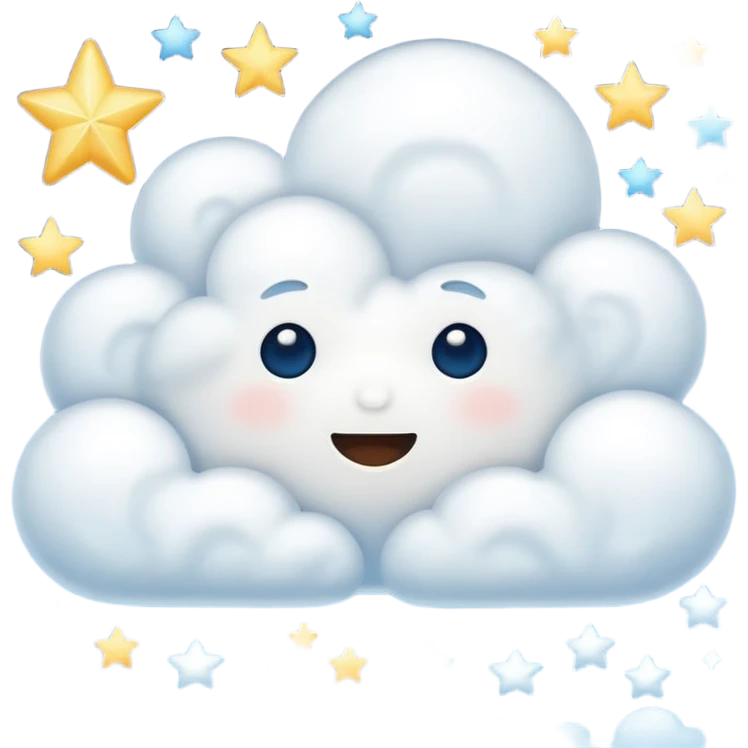 CLOUD  WITH STAR EMOJI emoji
