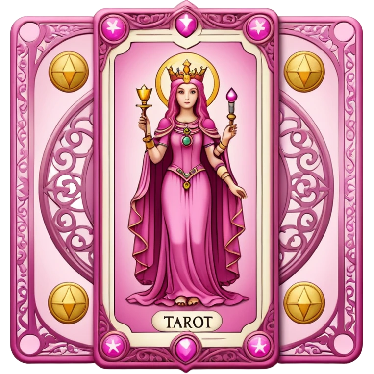 pink tarot card emoji