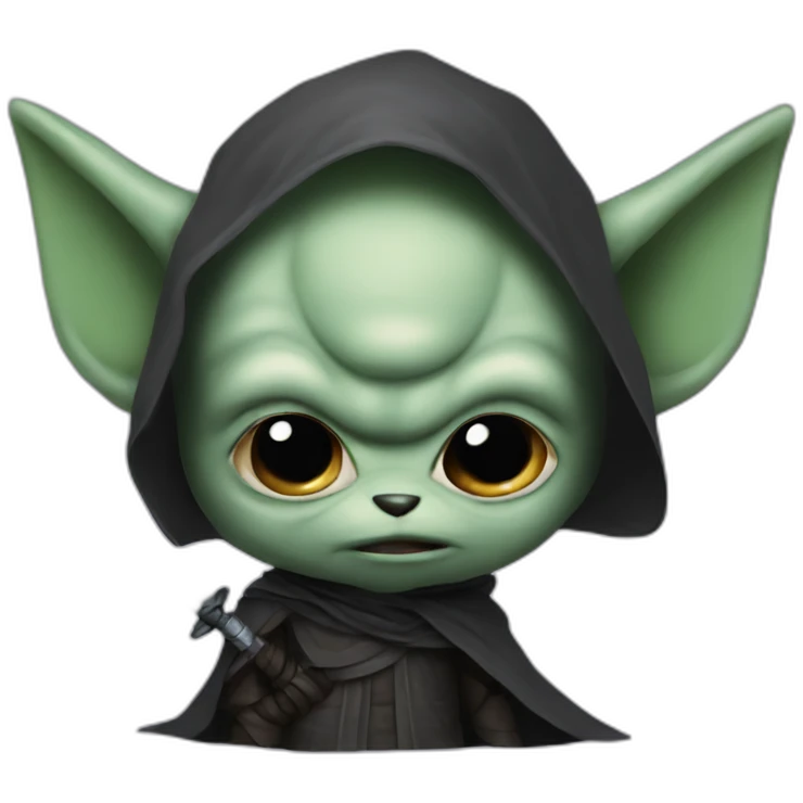 Grogu as a Sith emoji
