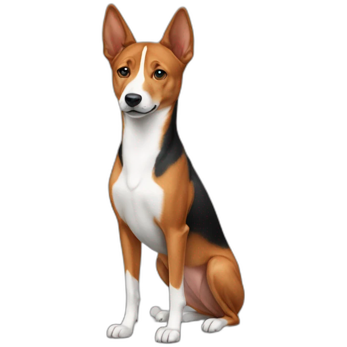 dog basenji full-height emoji