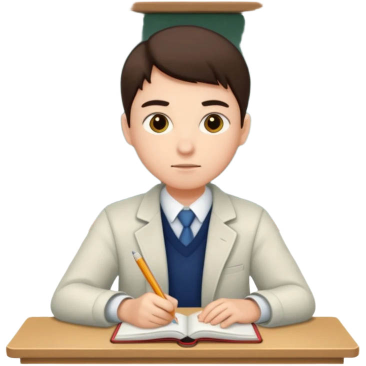 ученик готовится упорно, с дисциплиной и верой в себя emoji