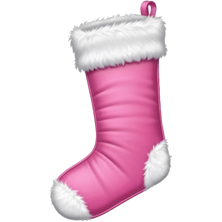 Pink Christmas emoji