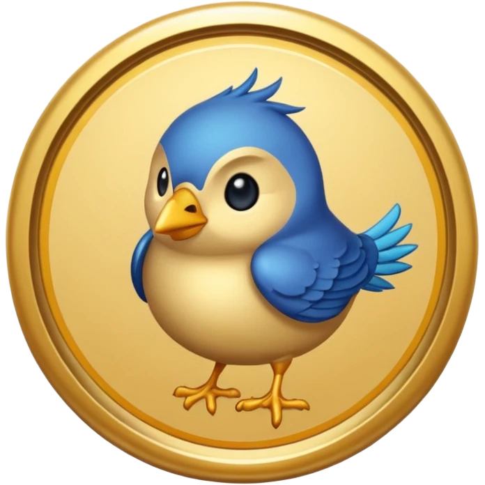 circular achievement style badge for early bird emoji