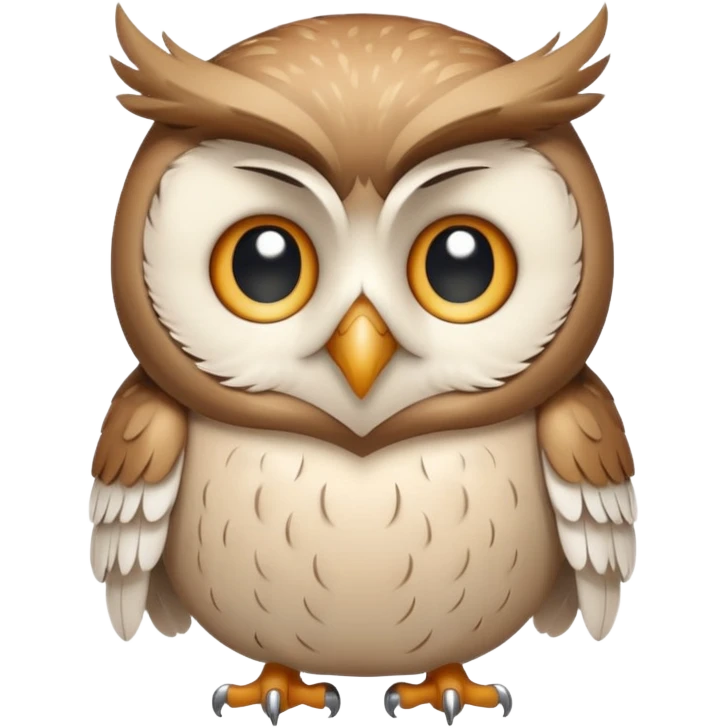 owl emoticon that is crying emoji
