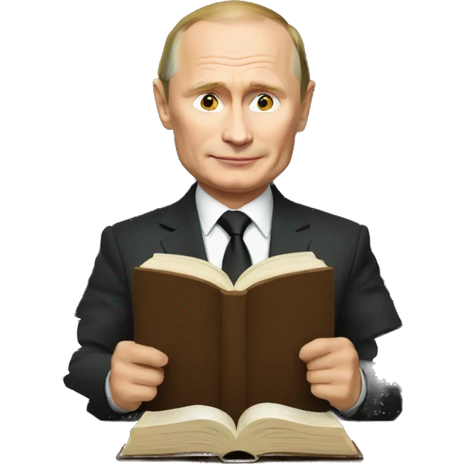 putin read book emoji