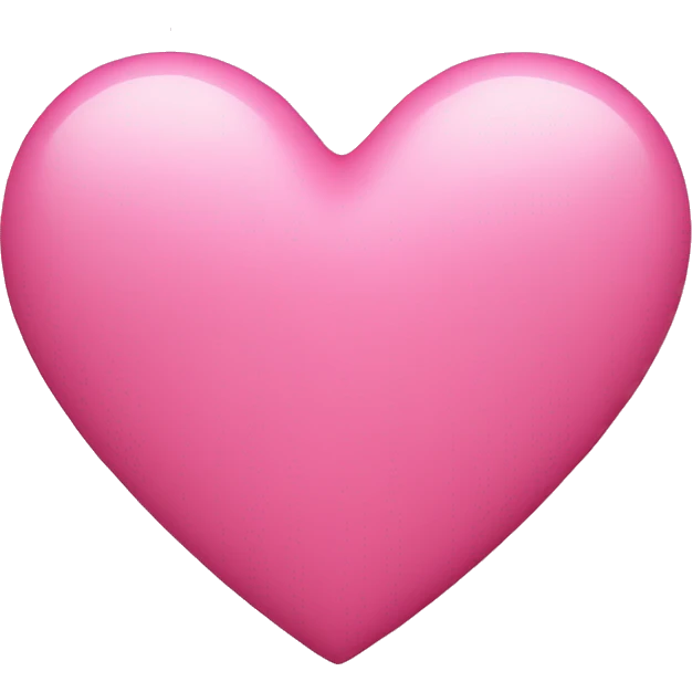 pink love heart emoji