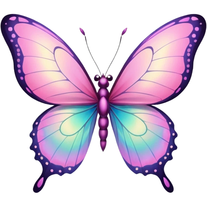 Pink Fairy Garden Butterfly emoji