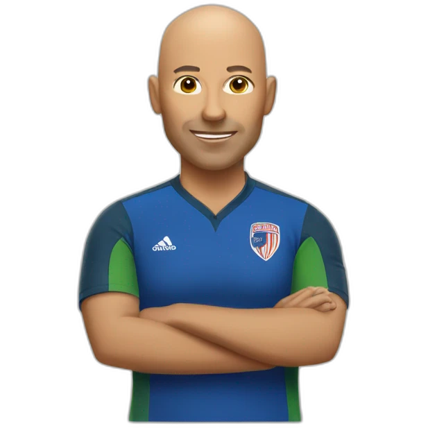 bald coach of women soccer team emoji