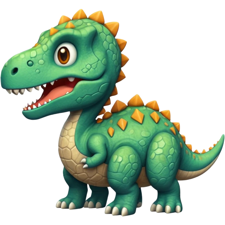 dinosaur building emoji