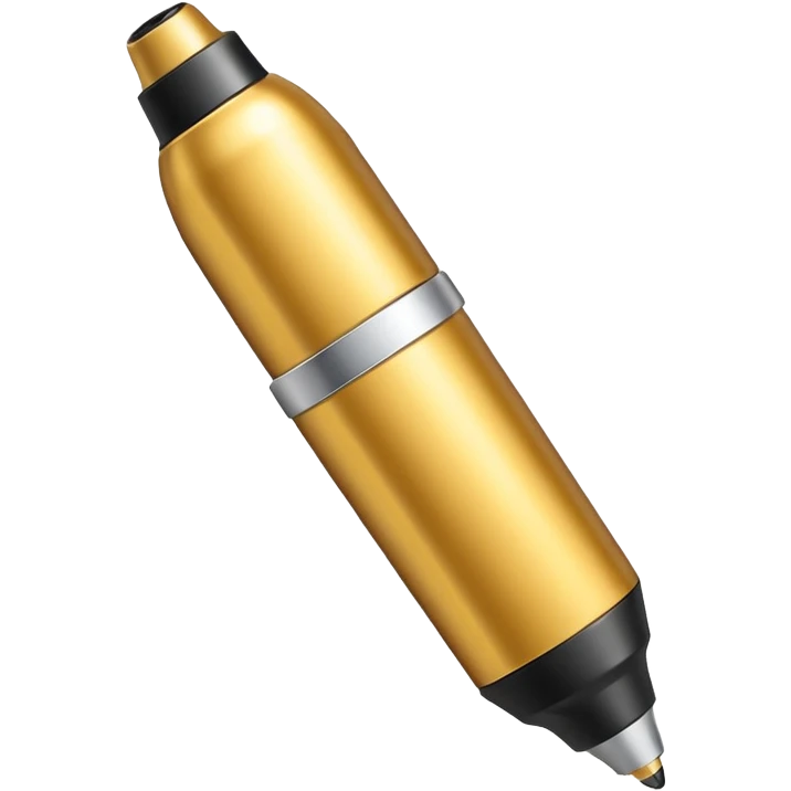 golden permanent marker emoji, with a tip emoji