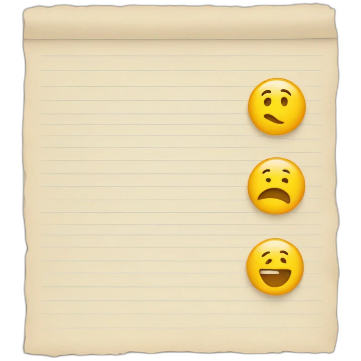 paper list emoji