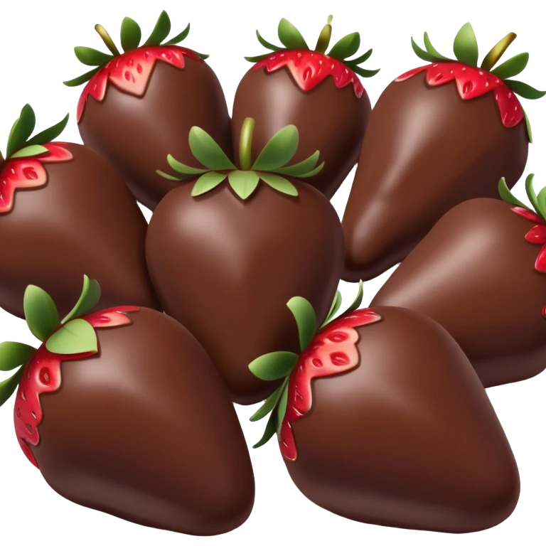 chocolate covered strawberries emoji