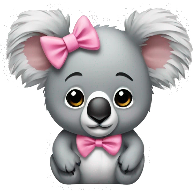 koala wearing bow  emoji