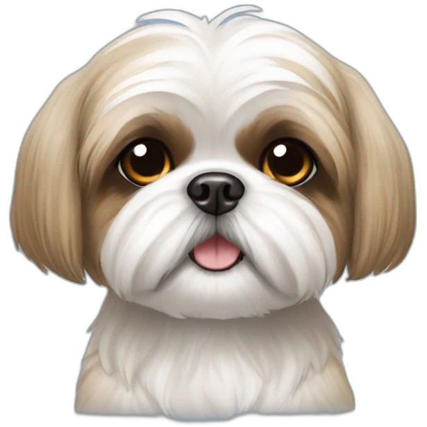 Cute little Shih Tzu emoji