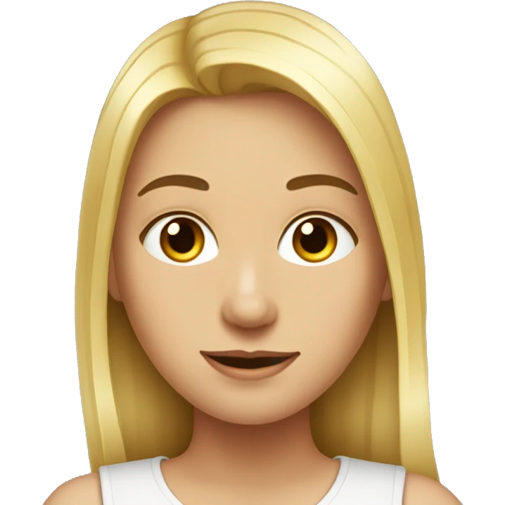 Кудрявая девушка с черной кошкой emoji