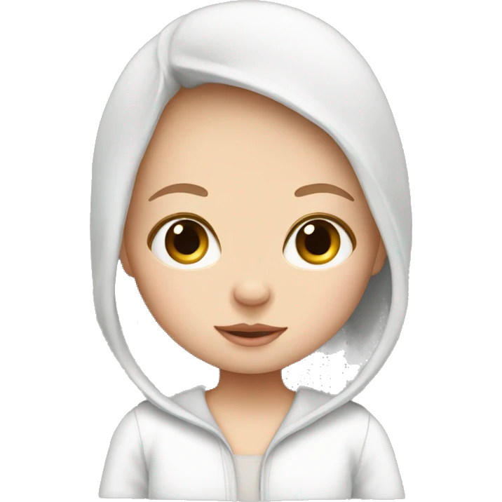 newborn white girl emoji