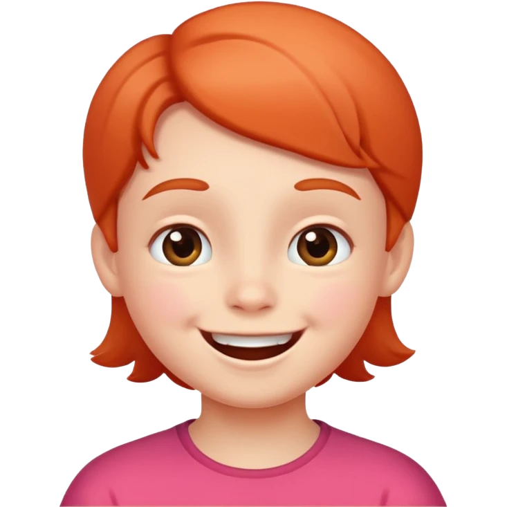 Happy child face emoji